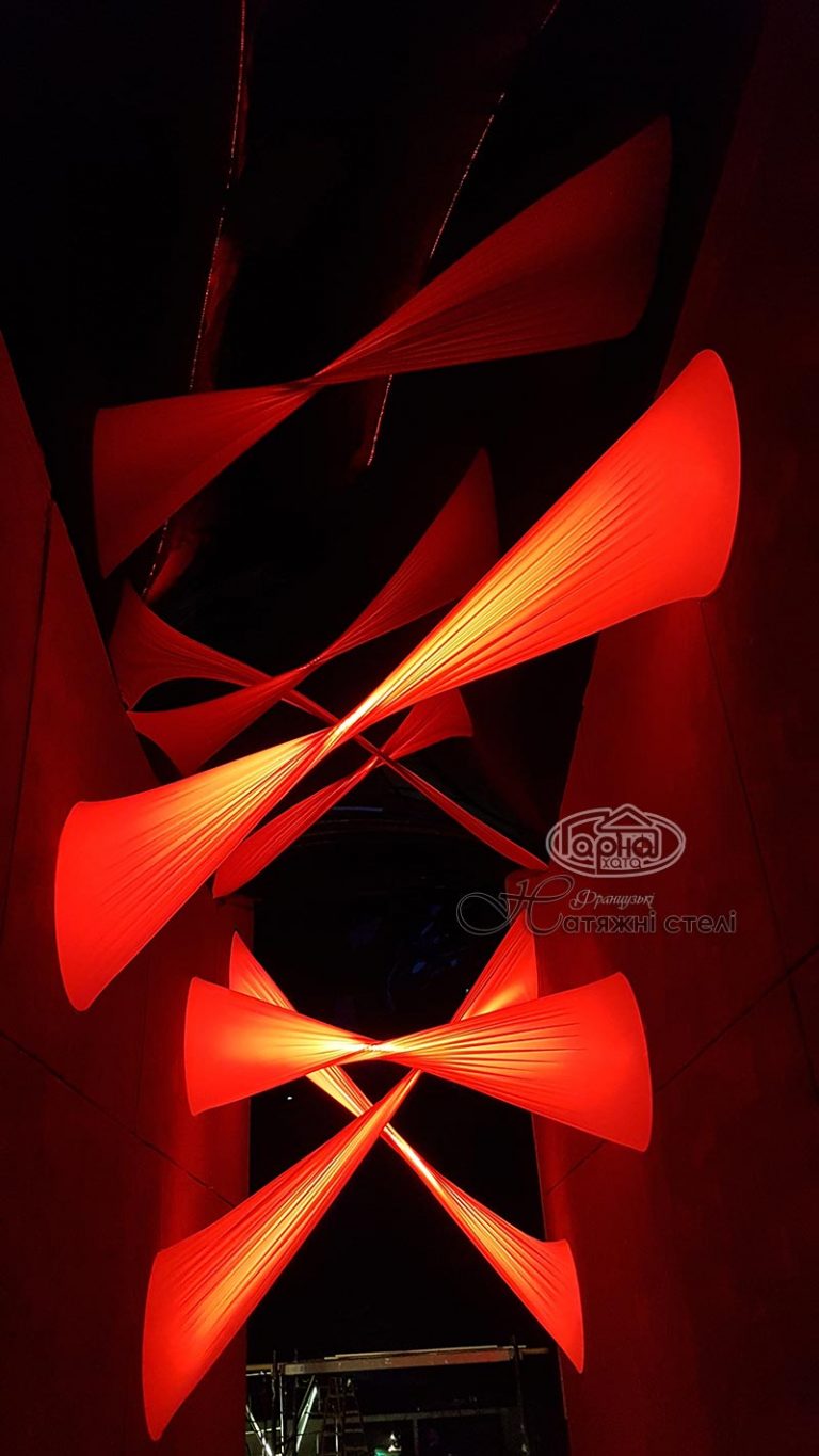 натяжна стеля 3D фото